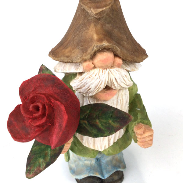 Seth the Gnome with Red Rose by Domenick Maggio - Image 4